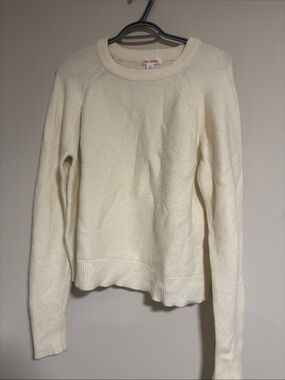 Joe Fresh Ivory Crewneck Pullover Sweater - Women's